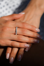 White Gold - Eternity Ring 3.95 cts.