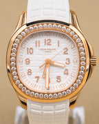 Patek Philippe Aquanaut Quartz Matte White Dial on Strap 5269/200R-001 Complete 2021