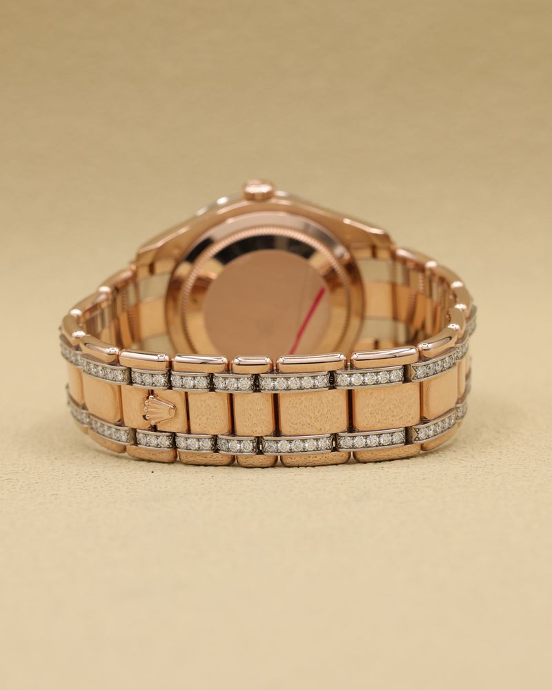 Rolex Datejust Pearlmaster 39 Diamond Paved Roman Dial on Pearlmaster 86285 Complete 2018