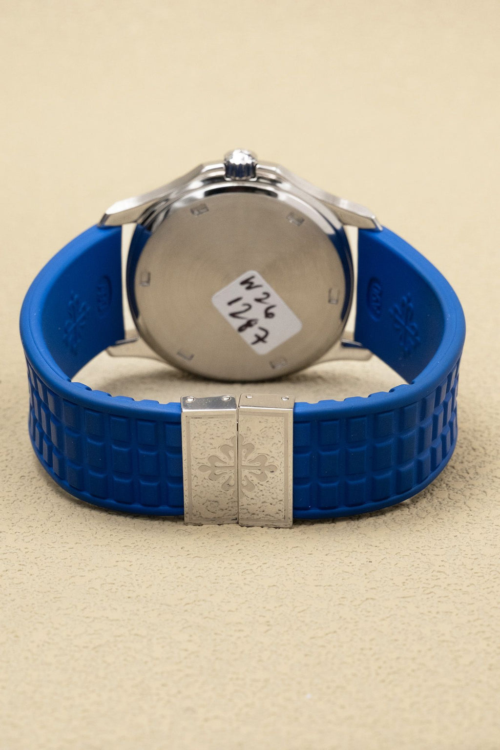 Patek Philippe Aquanaut Blue Dial on Blur Rubber Strap 5067A-014 Papers 2005