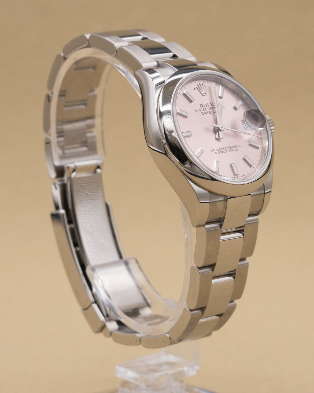 Rolex Datejust 31 Pink Index Dial on Oyster 278240 Complete 2026