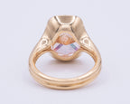 Yellow Gold PINK DIAMOND Engagement Ring 6.24 cts.