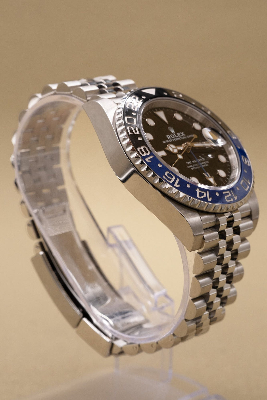 Rolex GMT-Master II Batgirl Black Dial on Jubilee 126710BLNR Complete 2023