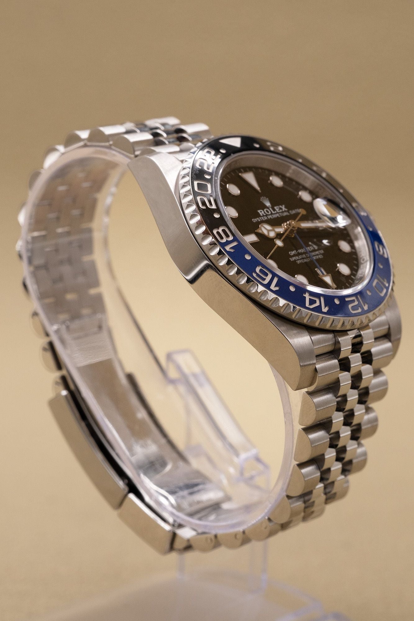 Rolex GMT-Master II Batgirl Black Dial on Jubilee 126710BLNR Complete 2023