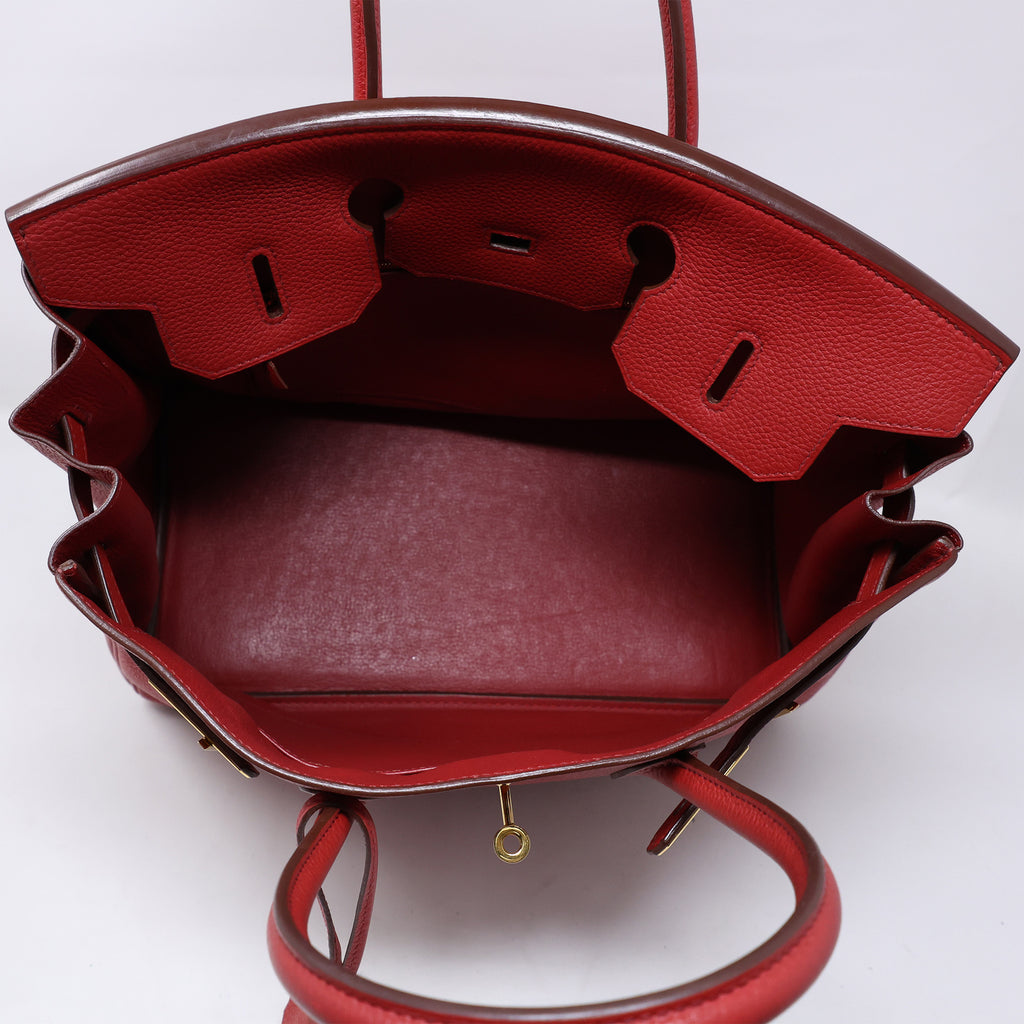Hermes Togo Birkin 35 Rough Casaque