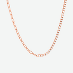 14K Yellow Gold Round Diamond Half Tennis Necklace 14.2ct N-6886LN1