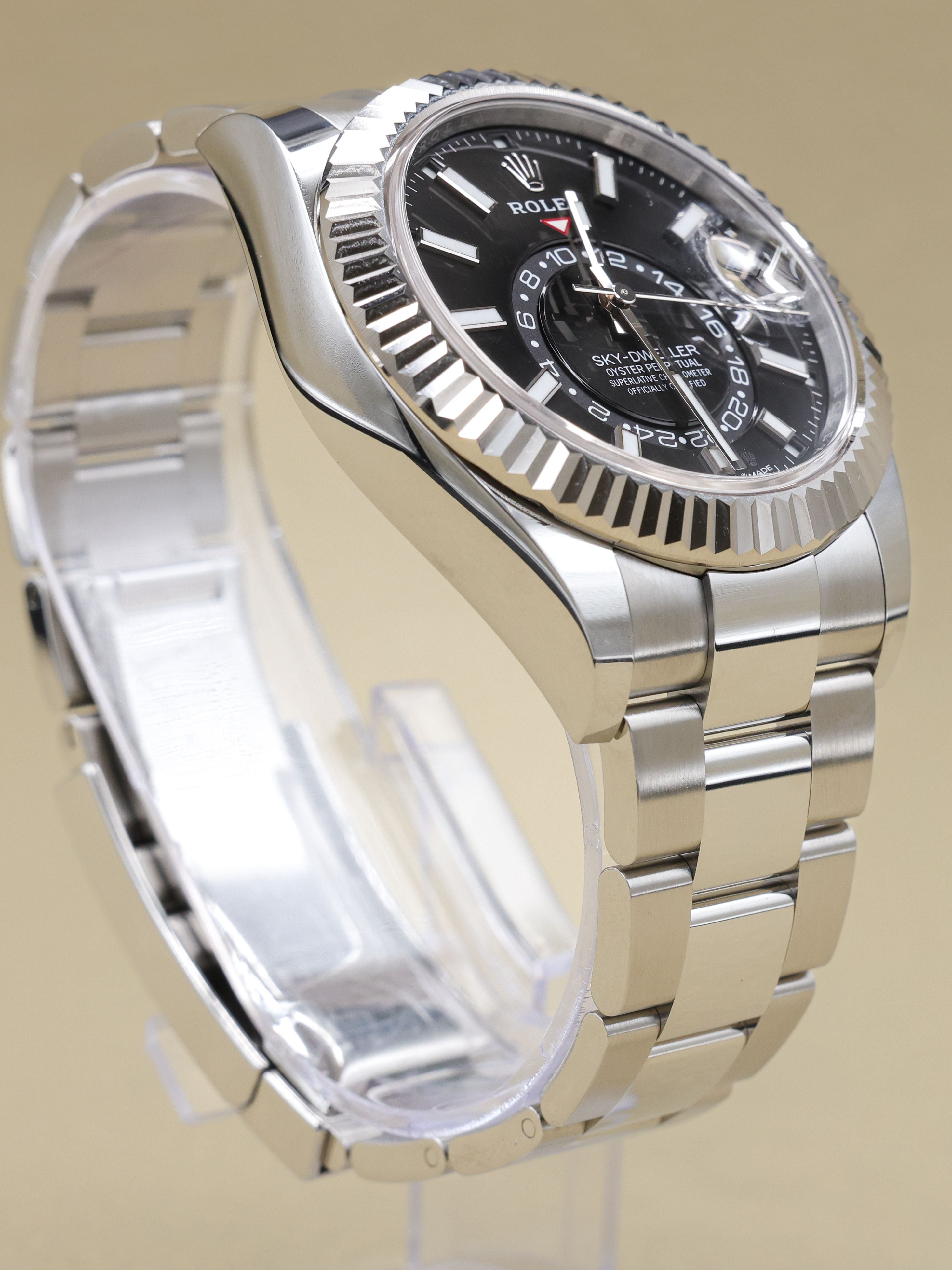 Rolex SkyDweller Black Index Dial on Oyster 336934 Complete 2026