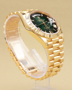 Rolex Day-Date 40 Green Ombre Roman Dial on President 228238 Complete 2025