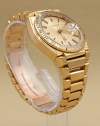 Rolex Datejust Oysterquartz Champagne Dial on Yellow Gold 5100 Papers 1977