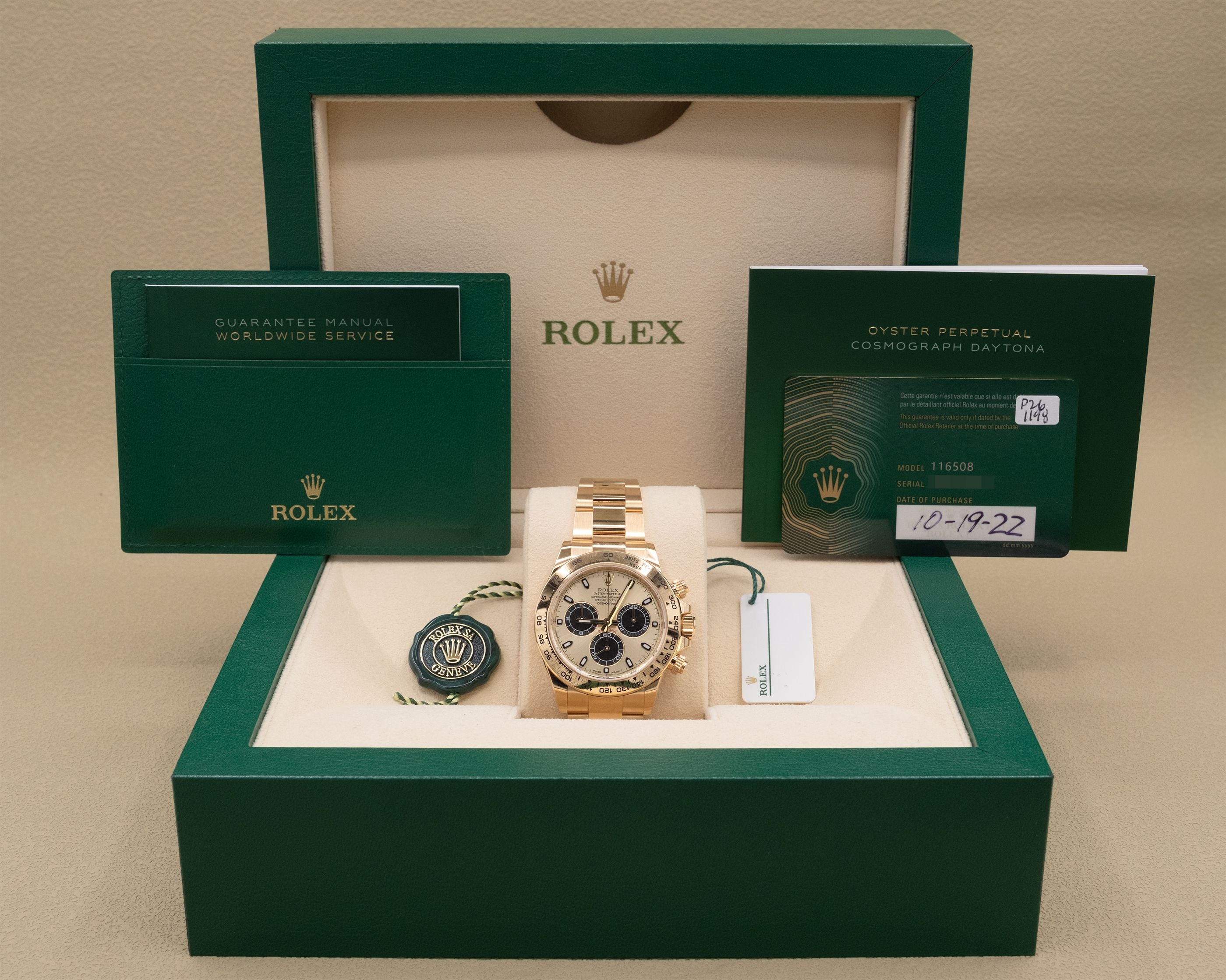 Rolex Daytona Pikachu Dial on Oyster 116508 Complete 2022