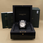 Audemars Piguet Royal Oak Selfwinding White Dial on Bracelet 15400ST.OO.1220ST.02 Complete 2014