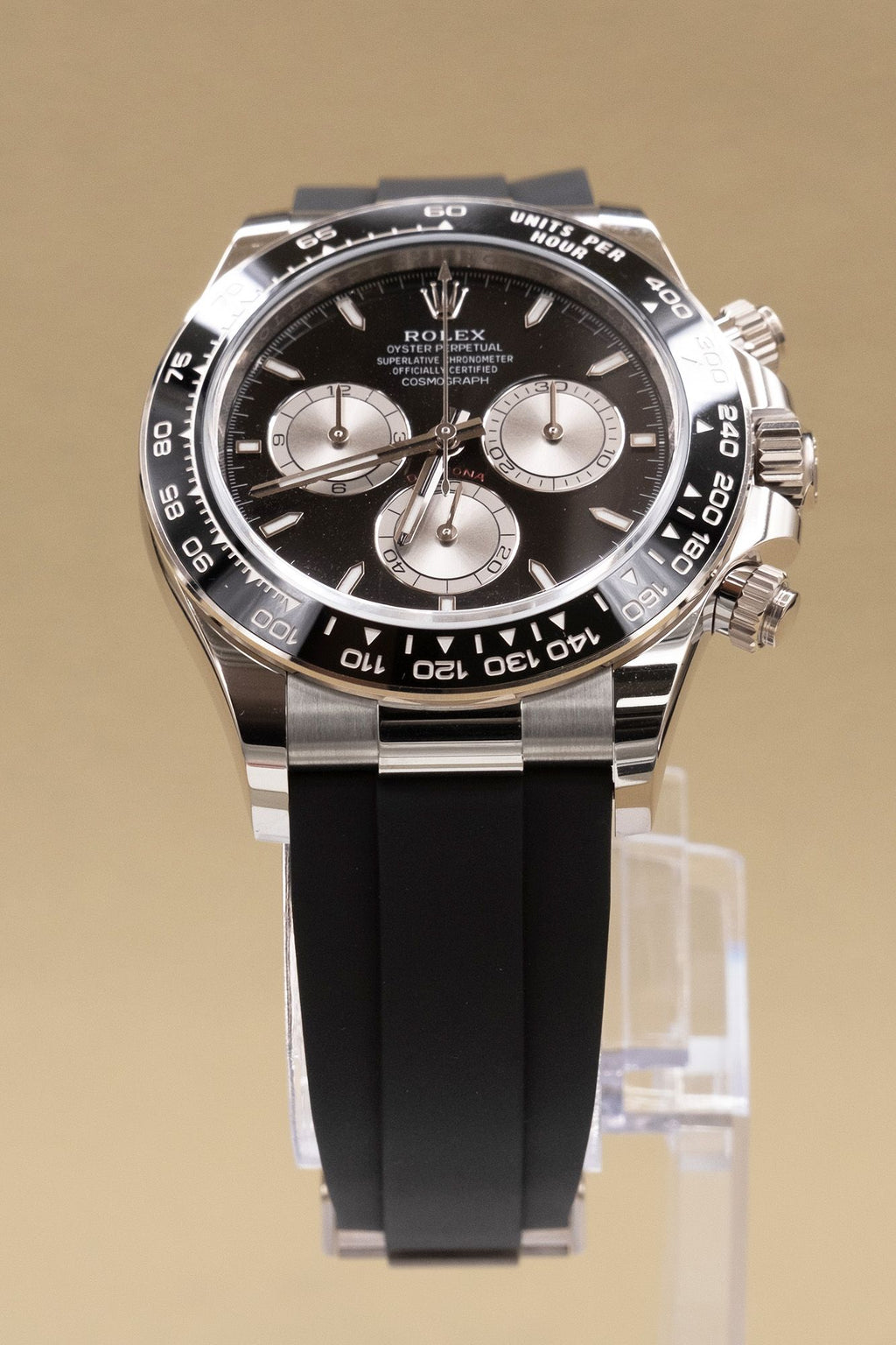 Rolex Daytona Black And Steel Index Dial on Oysterflex 126519LN Complete 2025