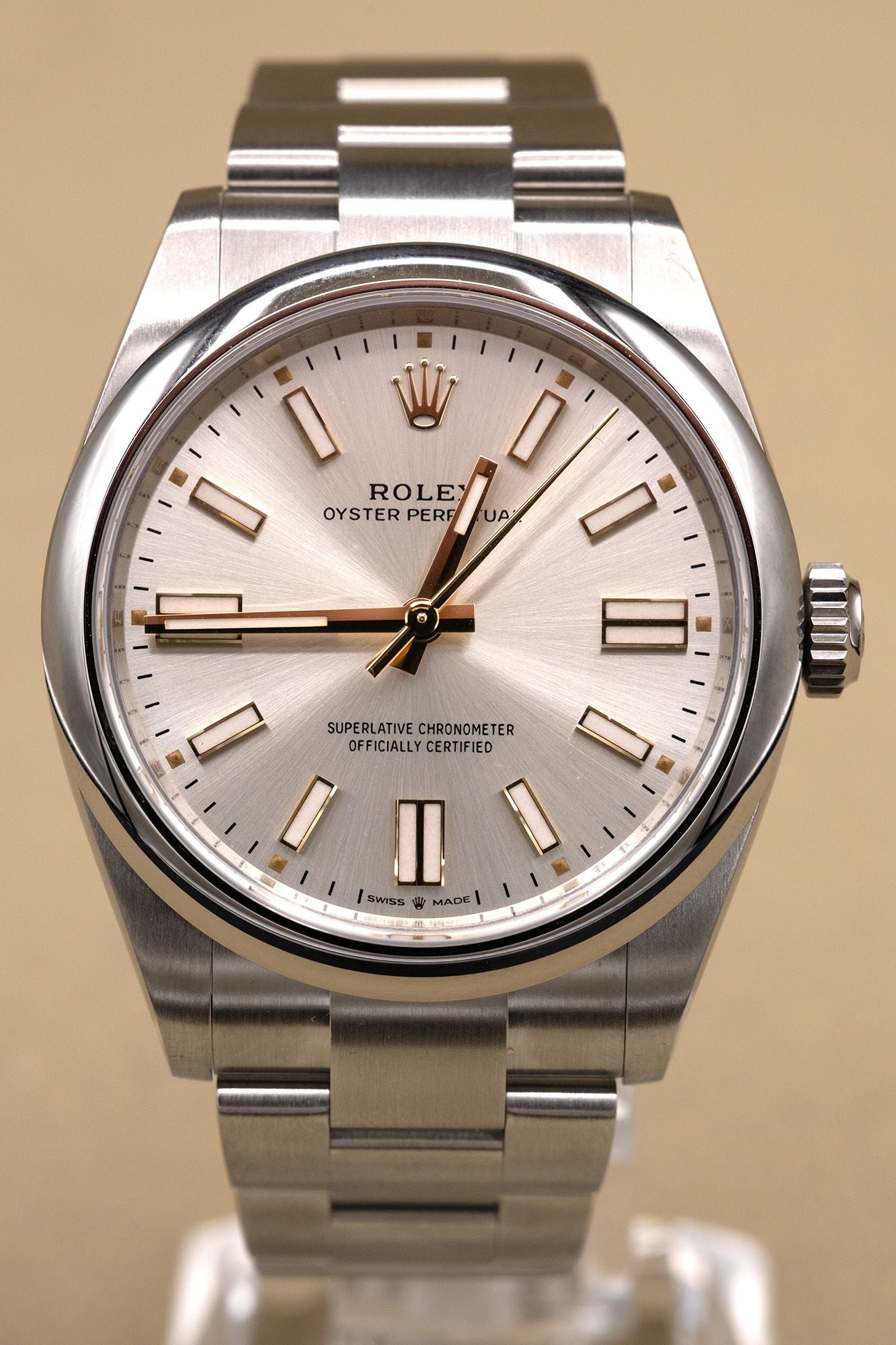 Rolex Oyster Perpetual 41 Silver Dial on Oyster 134300 Complete 2025