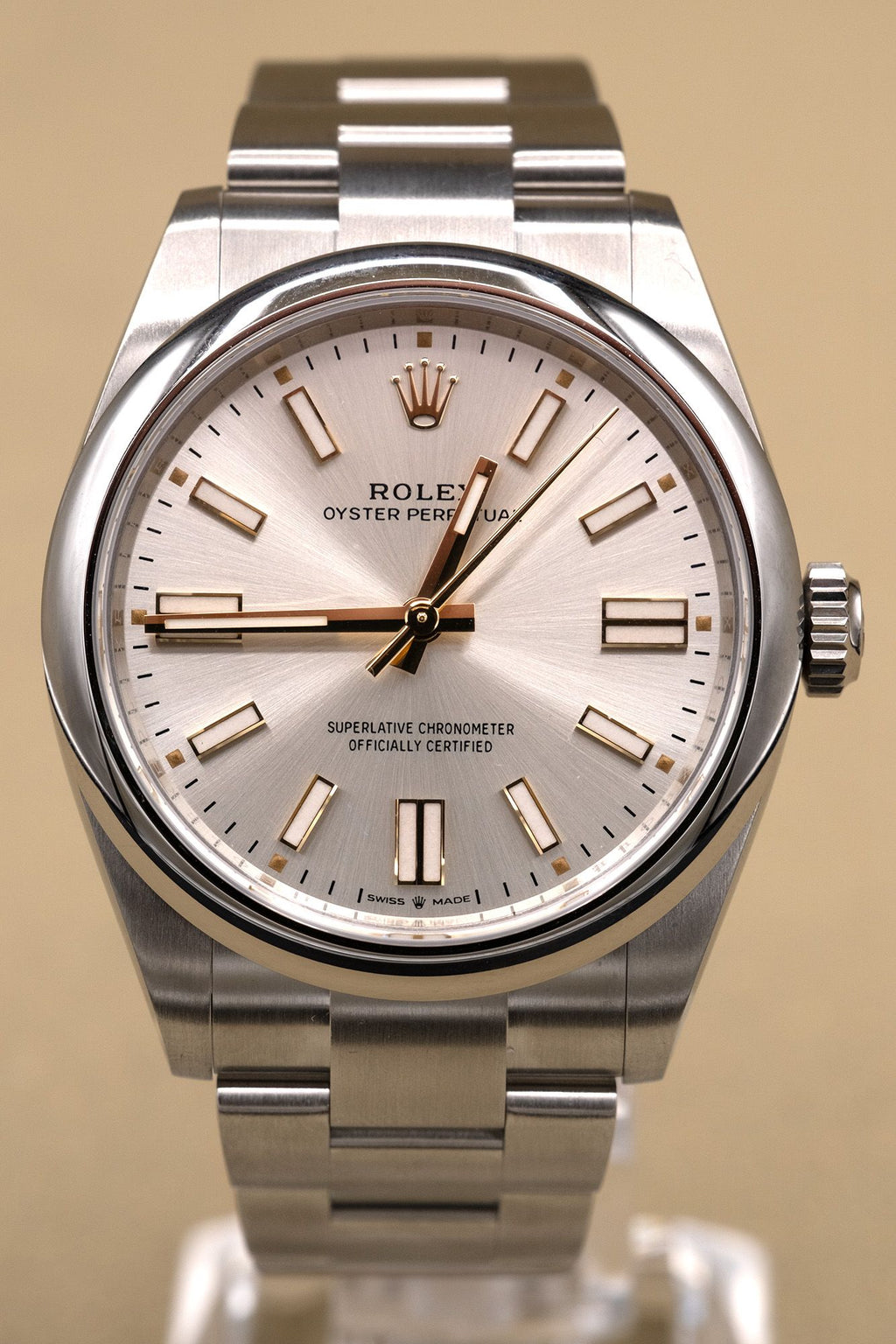 Rolex Oyster Perpetual 41 Silver Dial on Oyster 134300 Complete 2025