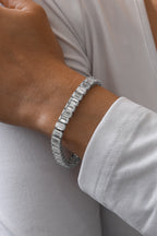 Diamond Tennis Necklace in 14K White Gold, 26.9ct B-1903