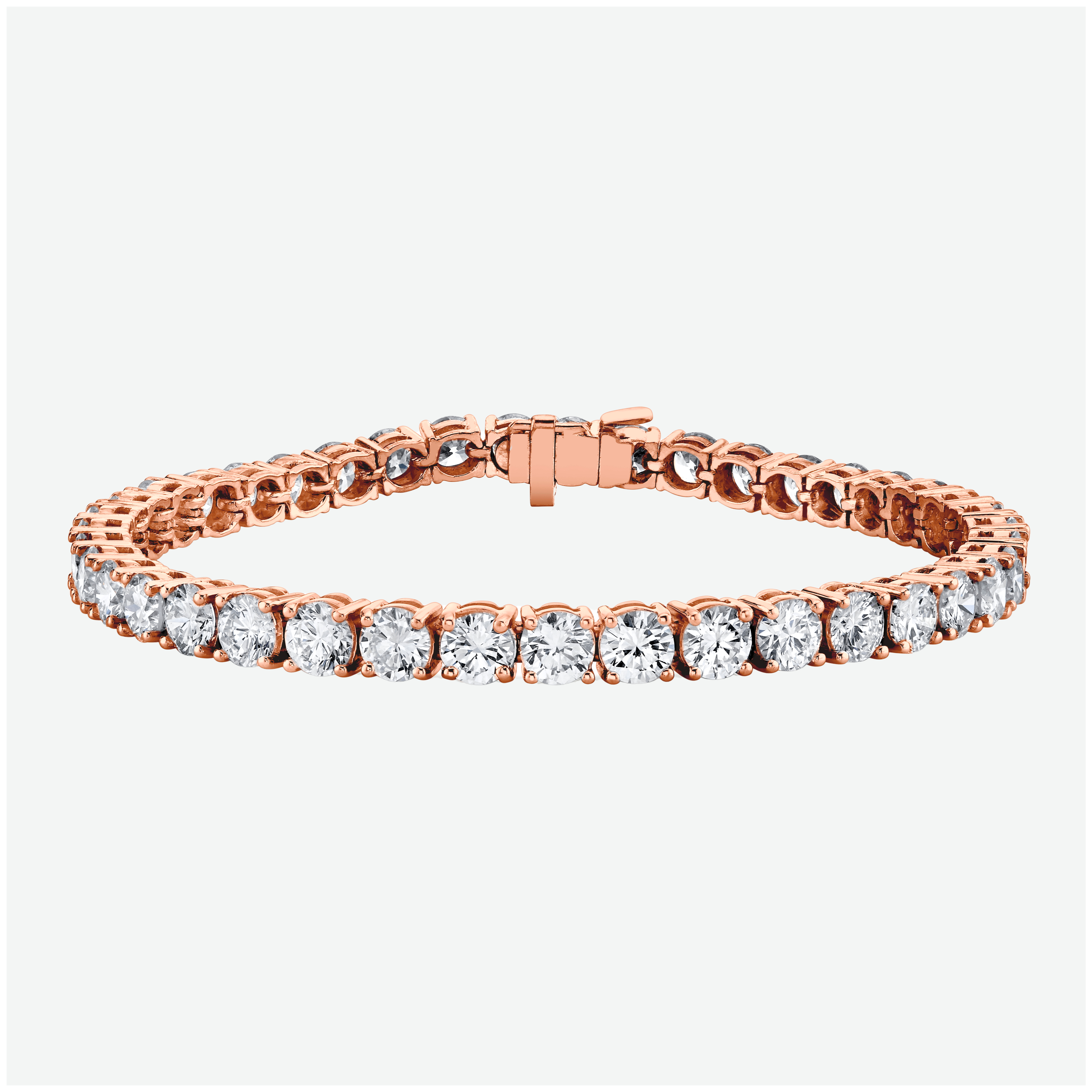Classic Diamond Tennis Bracelet in 14K Gold, 12ct B-12ct 4pr