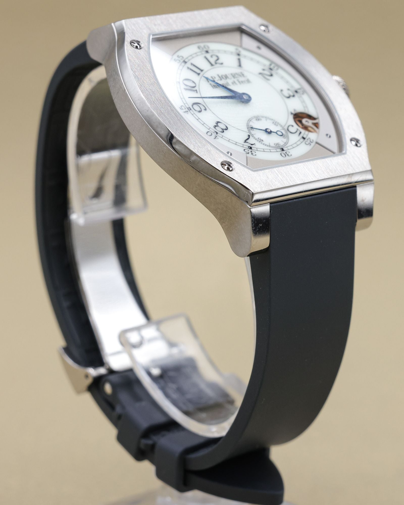 F.P. Journe Elegante Titanium 48 White Dial Dial on Rubber Elegante Titanium 48 Complete 2020