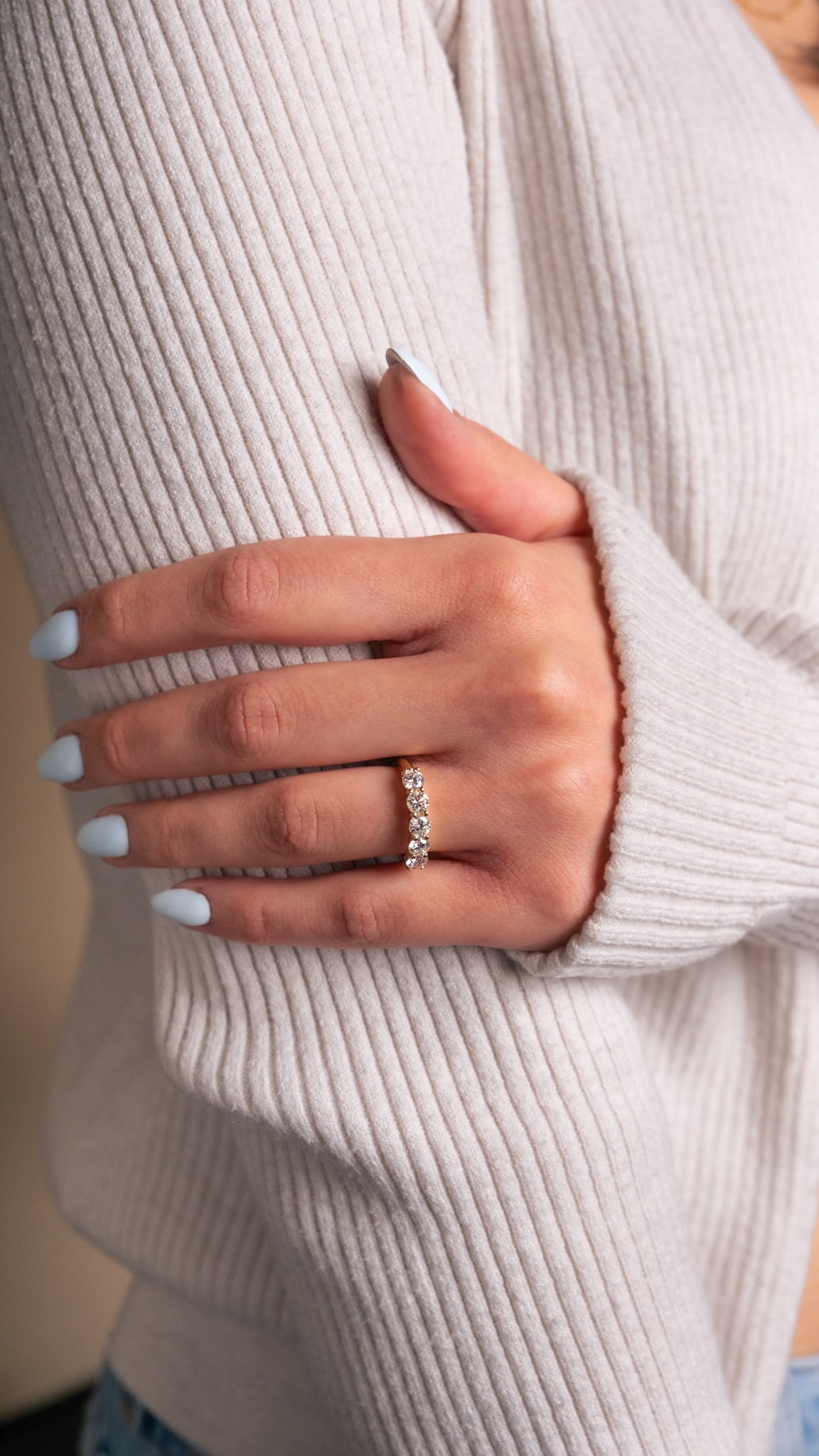 White Gold - Men's Band 1.3 cts.