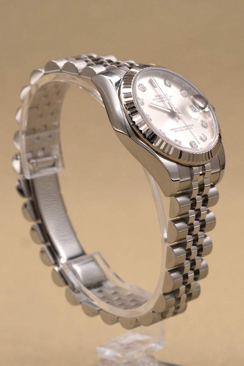Rolex Datejust 31 Silver Diamond Dial on Jubilee 178274 Complete 2021