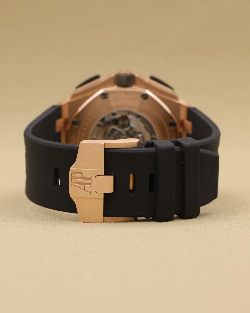 Audemars Piguet Royal Oak OffShore Chronograph Black Dial Dial on Rubber 26400RO.OO.A002CA.01 Complete 2015
