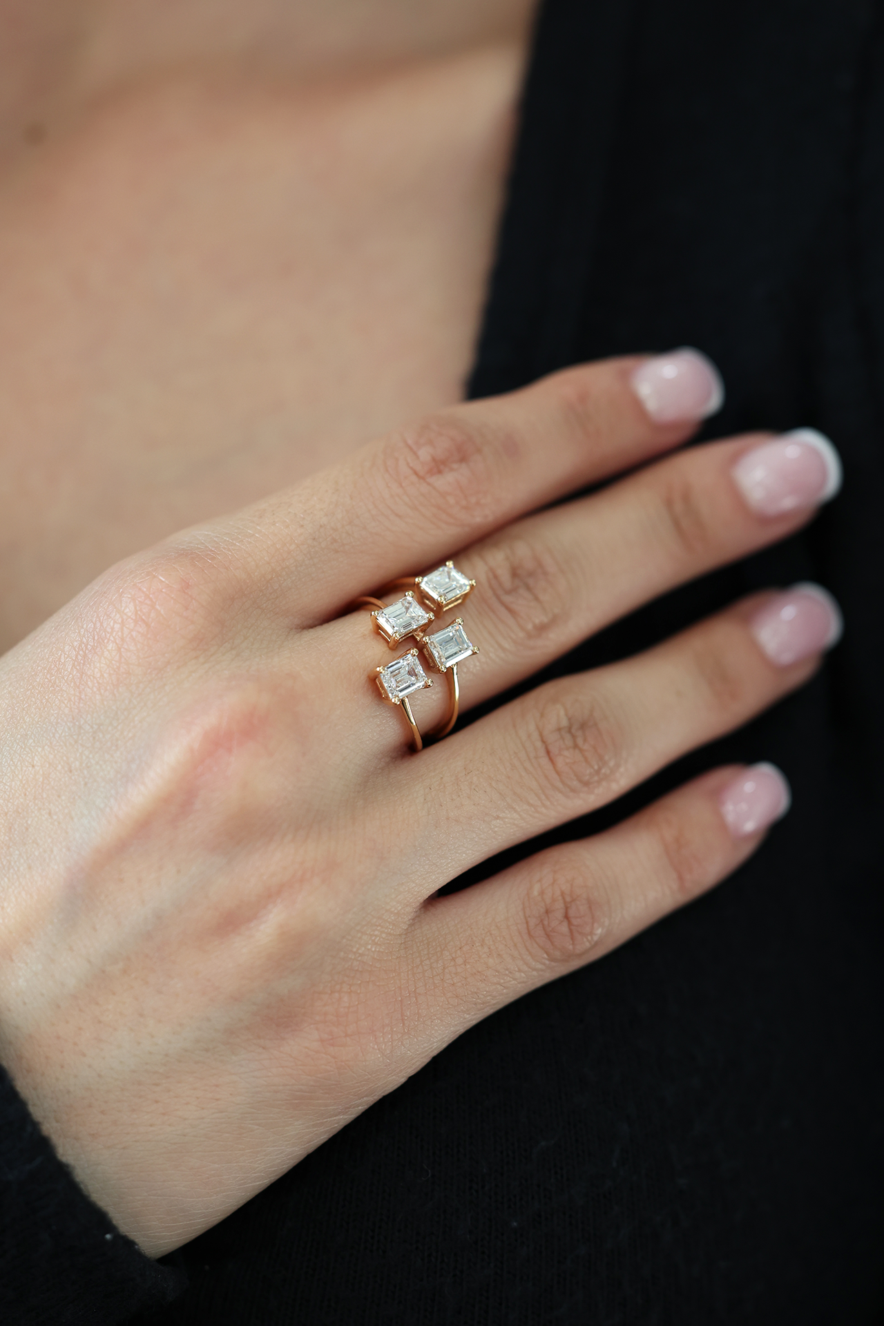Rose Gold Gia Certified Fashion Ring 2.28 cts.