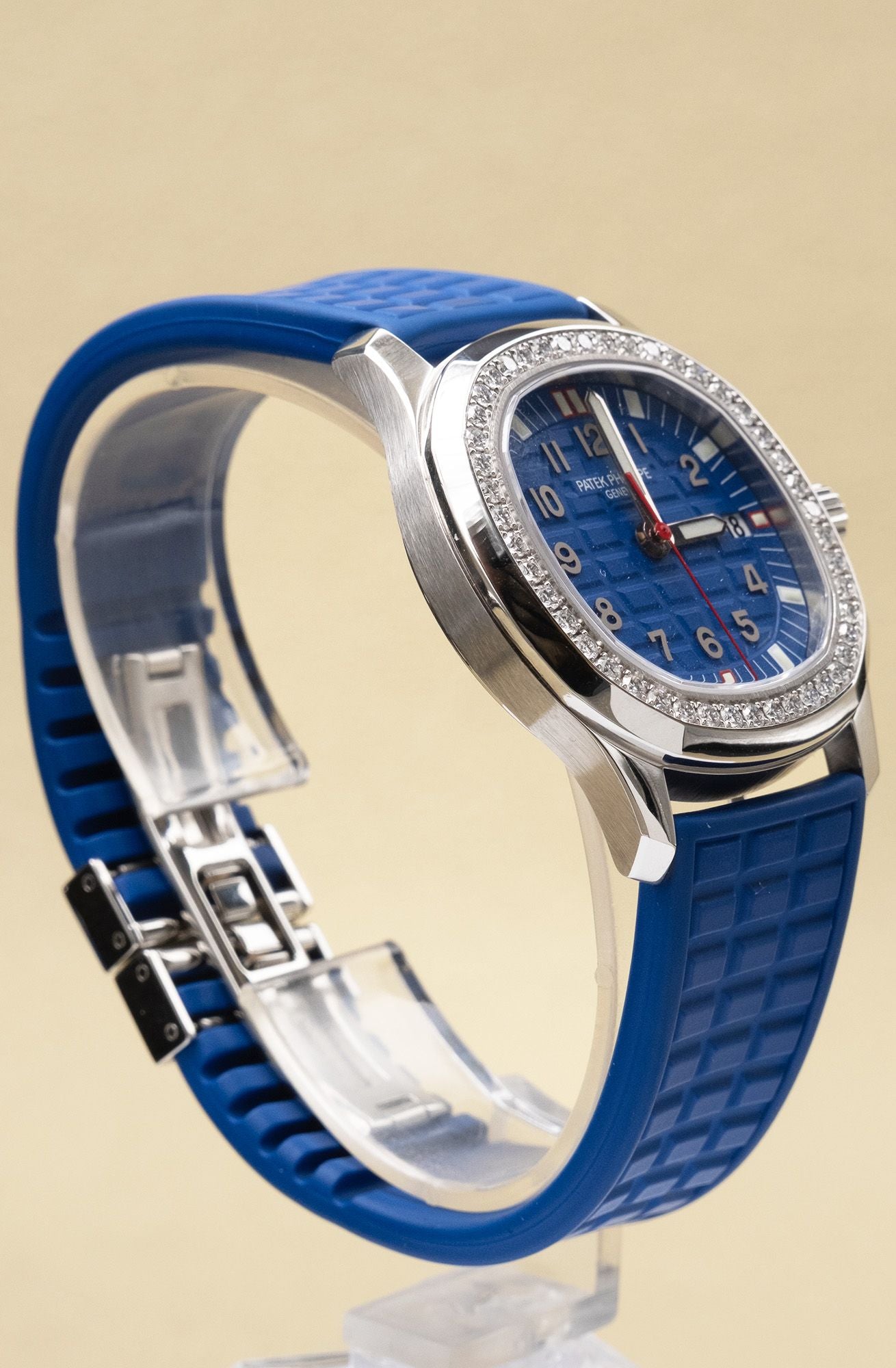 Patek Philippe Aquanaut Blue Dial on Blur Rubber Strap 5067A-014 Papers 2005