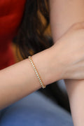 Tennis Diamond Bracelet in 14K White Gold, 1.30ct B-127RD