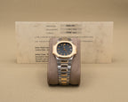 Patek Philippe Nautilus Blue Dial on Two tone 3800/001 Papers 1994