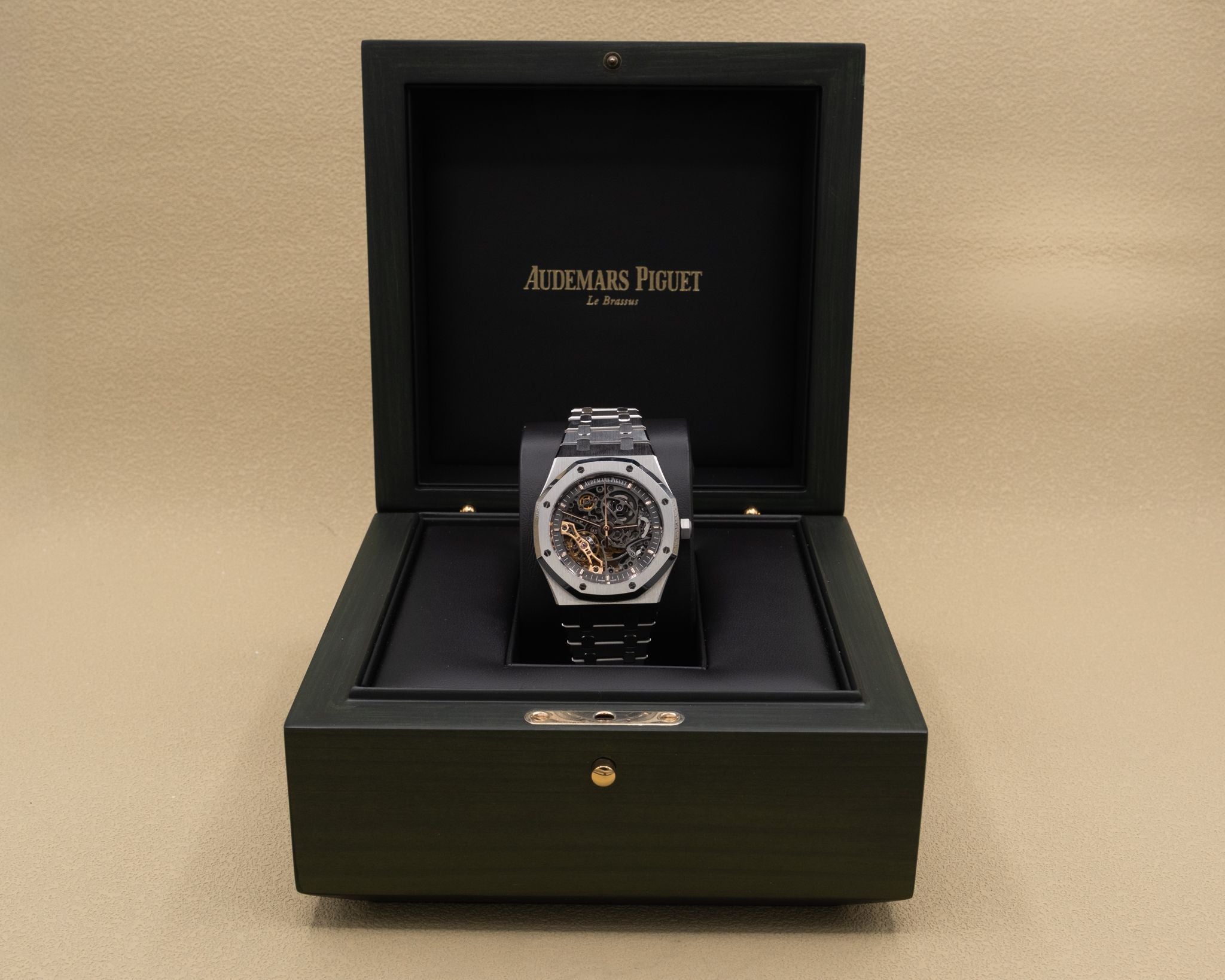 Audemars Piguet Royal Oak Double Balance Wheel Skeleton Dial on Bracelet 15407ST.OO.1220ST.01 Complete 2024