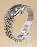 Rolex Datejust 41 Slate Green Roman Dial on Jubilee 126334 Complete 2026