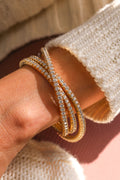 Luxury Diamond Bangles and Cuffs Bracelet, 12.33ct B-1076BANG