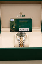 Rolex Datejust 36 Olive Green Roman Dial on Jubilee 126233 Complete 2026