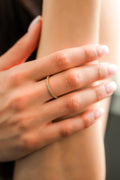 Yellow Gold THIN Eternity Ring 0.27 cts.