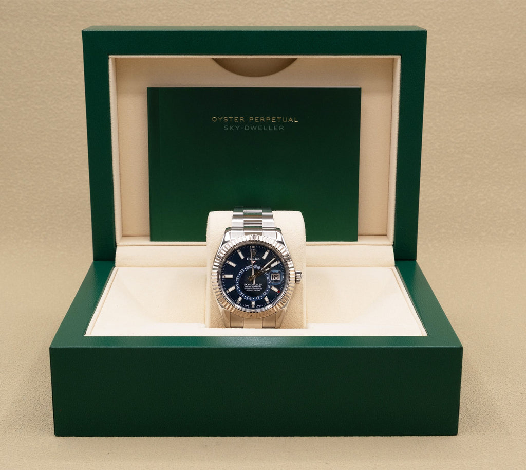 Rolex SkyDweller Blue Dial on Oyster 326934