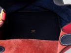 Hermes Picotin Rose Extreme Bleu Nuit Taurillon Clemence Lock MM Casaque Handbag