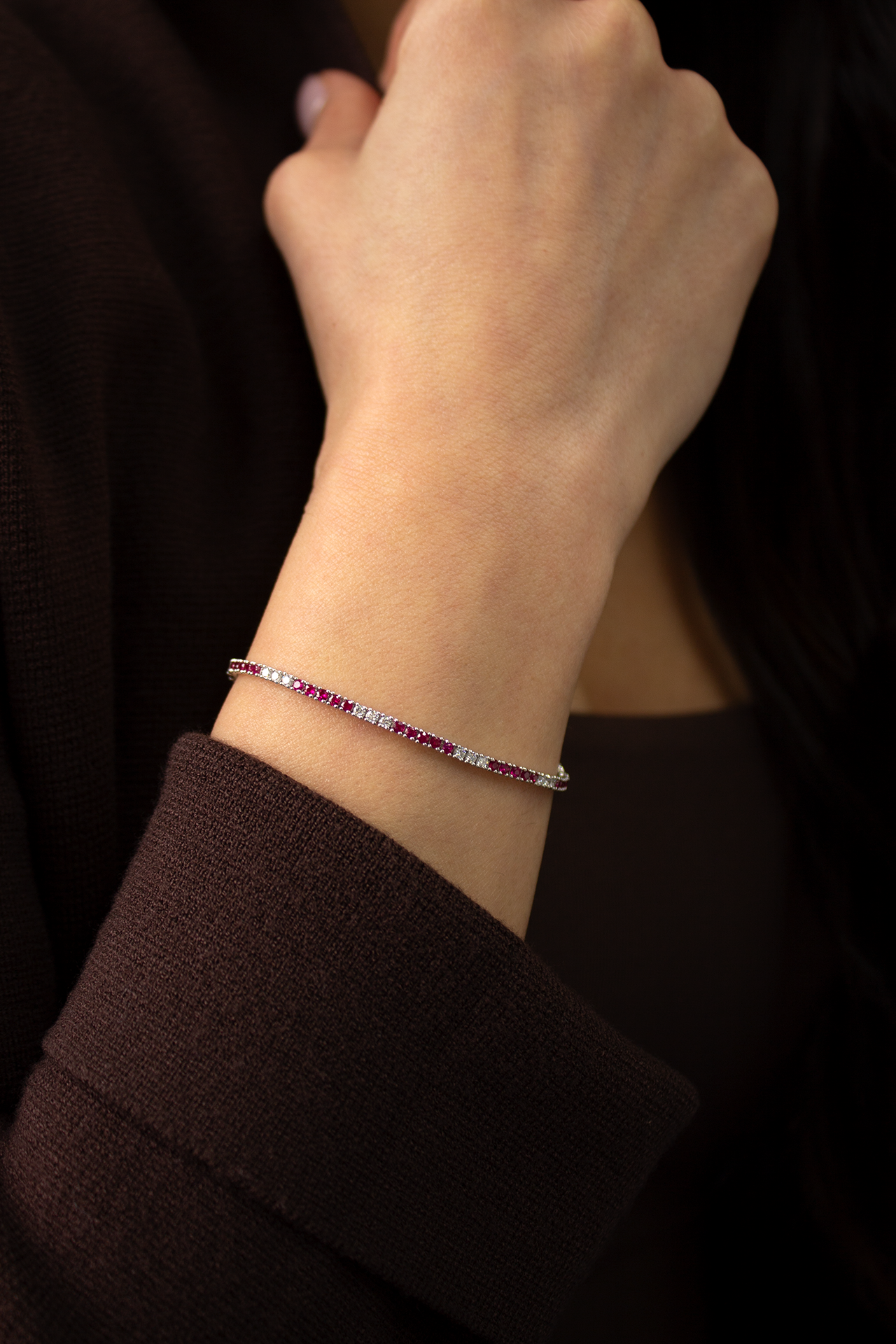 Johann Paul Elegant Tennis Bracelet, 2.19ct B-80596R