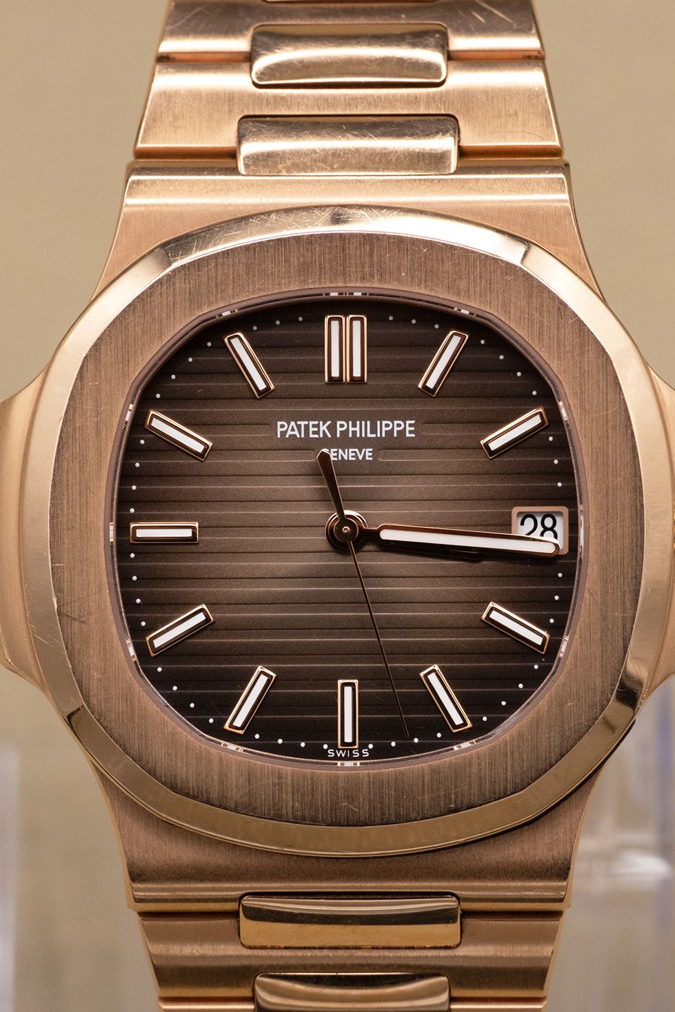 Patek Philippe Nautilus Light and Dark Brown Gradated Dial on Bracelet 5711/1R-001 Complete 2021