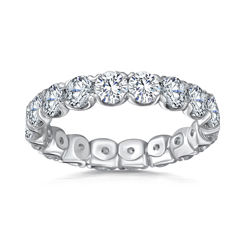 Round Diamond Eternity Band in 18KT White Gold 2.13ct R-213RD