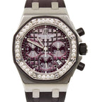 Audemars Piguet Ladies Offshore Selfwinding Chronograph Purple Dial on Rubber 26048SK.ZZ.D066CA.01 Archives 2009