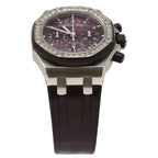 Audemars Piguet Ladies Offshore Selfwinding Chronograph Purple Dial on Rubber 26048SK.ZZ.D066CA.01 Archives 2009