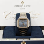 Patek Philippe Cubitus Blue Index Dial on White Gold 7128/1G-001 Complete 2025