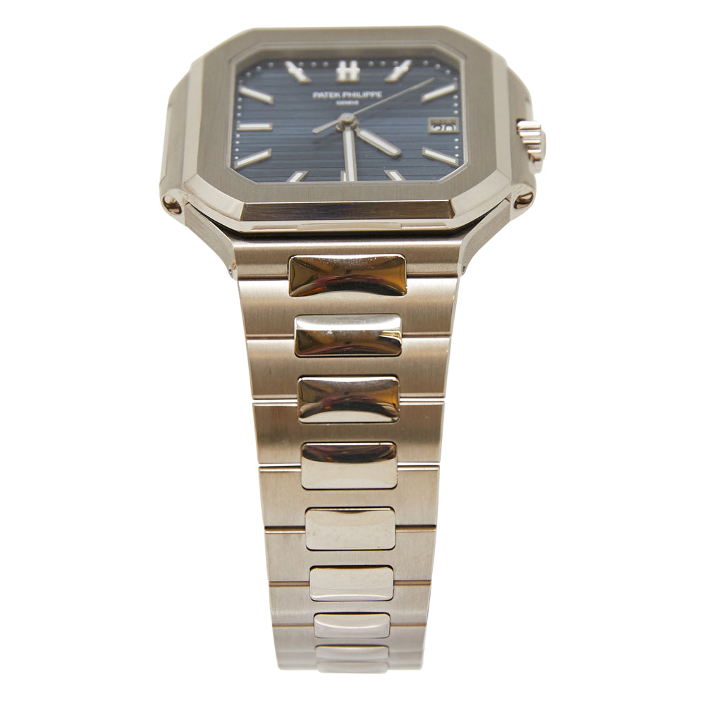 Patek Philippe Cubitus Blue Index Dial on White Gold 7128/1G-001 Complete 2025