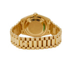 Rolex Day-Date 36 Turquoise Diamond Index Roman 9 Dial on Presidential 128238 Complete 2019