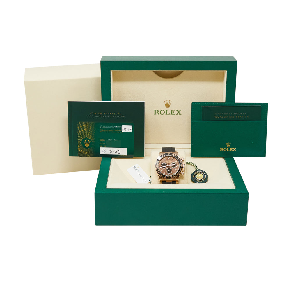 Rolex Daytona Chocolate Dial on Oysterflex 126515LN Complete 2025