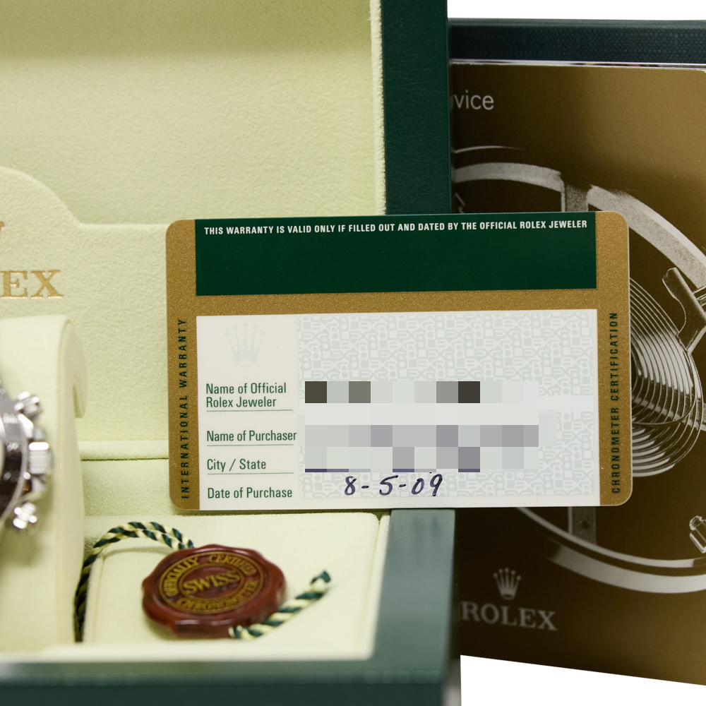 Rolex Daytona White Dial on Oyster 116520 Complete 2009