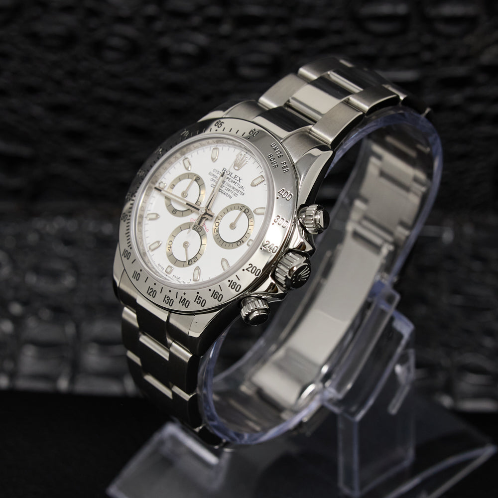 Rolex Daytona White Dial on Oyster 116520 Complete 2009