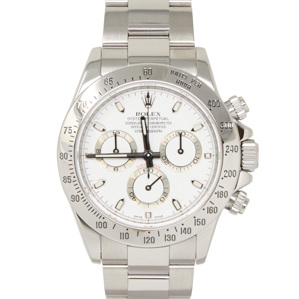 Rolex Daytona White Dial on Oyster 116520 Complete 2009