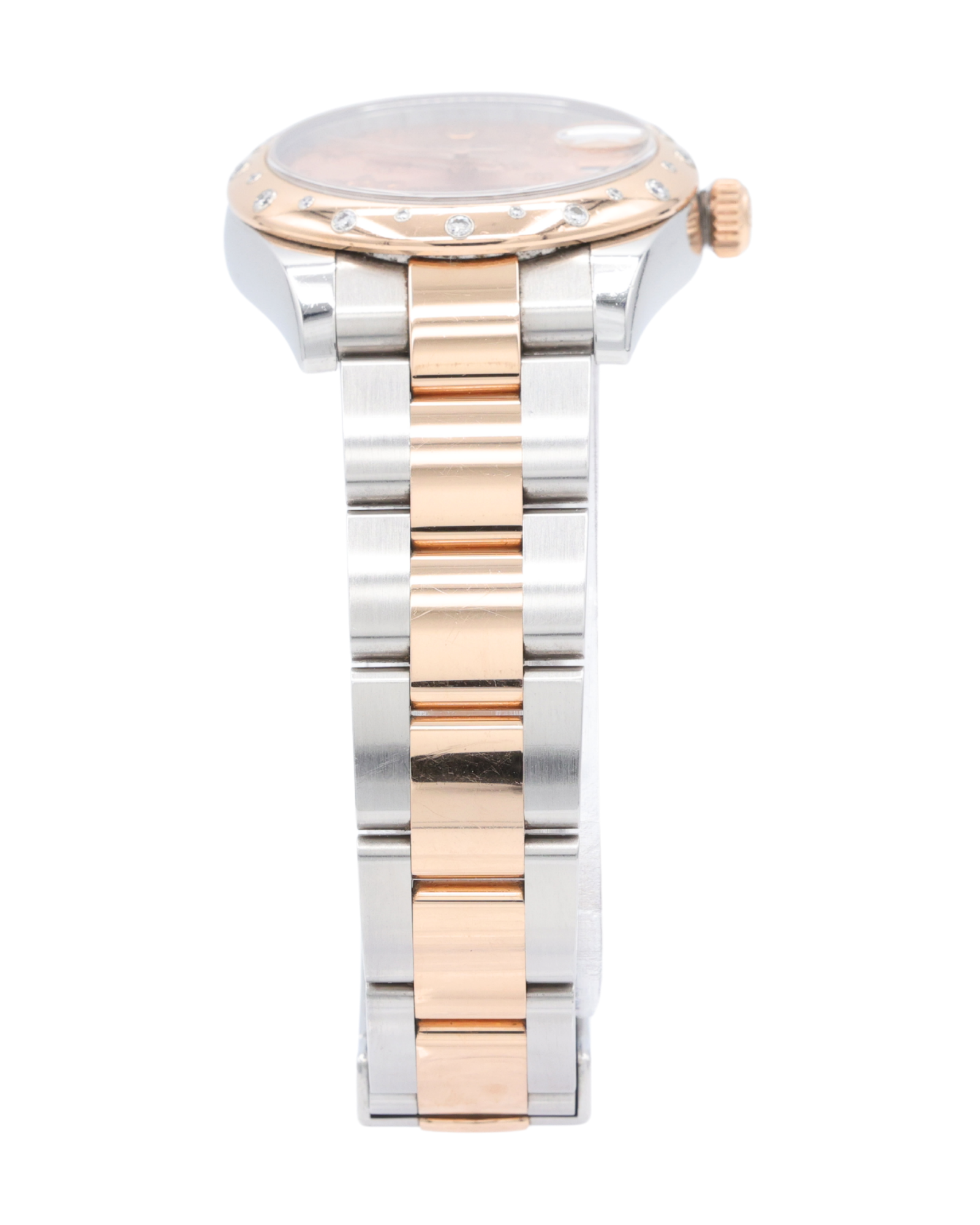 Rolex Datejust 31 Pink Champagne Floral Motif Dial on Oyster 178341 Complete 2013