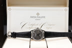 Patek Philippe Calatrava Charcoal Gray Dial on Strap 6119G-001 Complete 2024