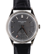 Patek Philippe Calatrava Charcoal Gray Dial on Strap 6119G-001 Complete 2024